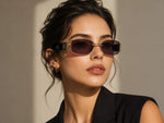 BALENCIAGA Y2K RECTANGLE SUNGLASSES (B805365619)