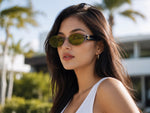 BALENCIAGA OVAL SUNGLASSES (B805375619)
