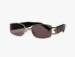 BALENCIAGA Y2K RECTANGLE SUNGLASSES (B805365619)