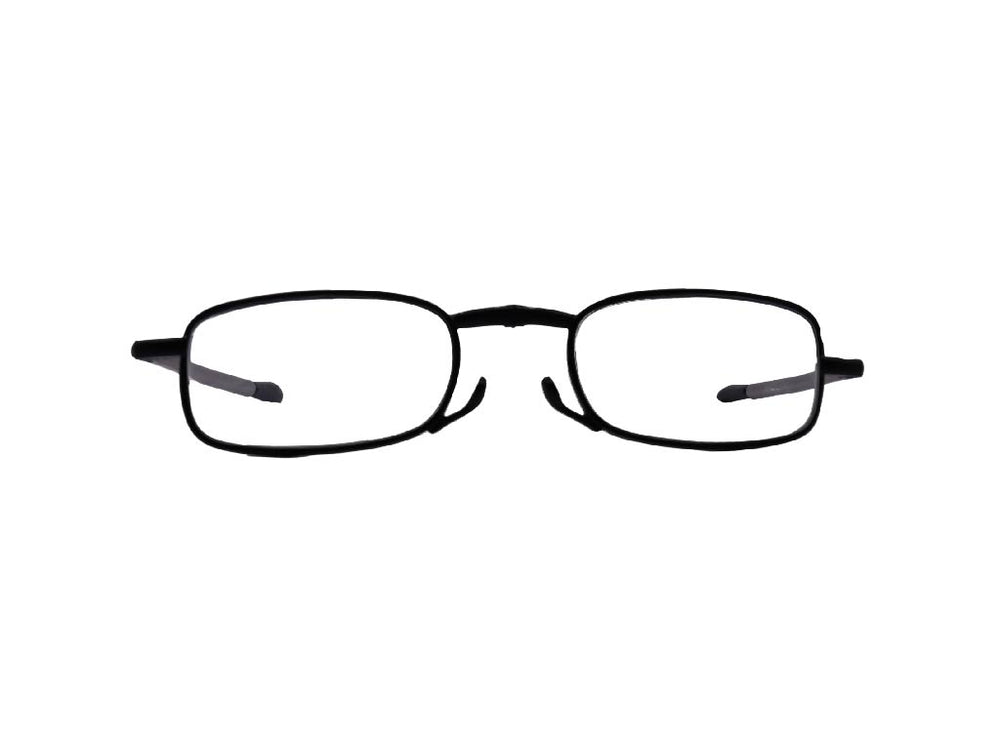 FOLDABLE TITANIUM READING GLASSES
