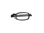FOLDABLE TITANIUM READING GLASSES
